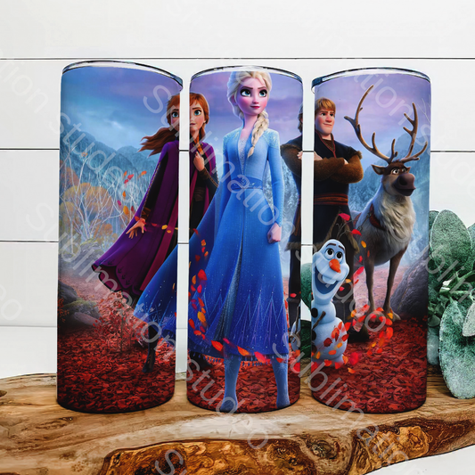 The Frozen crew 20 oz tumbler