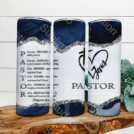 Pastor recognition 20 oz tumbler