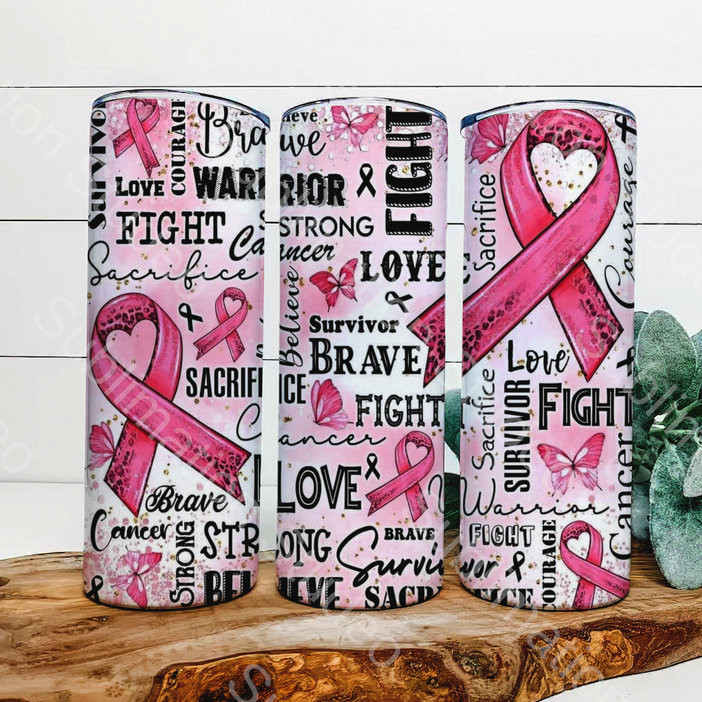 Breast cancer awareness 20 oz tumbler